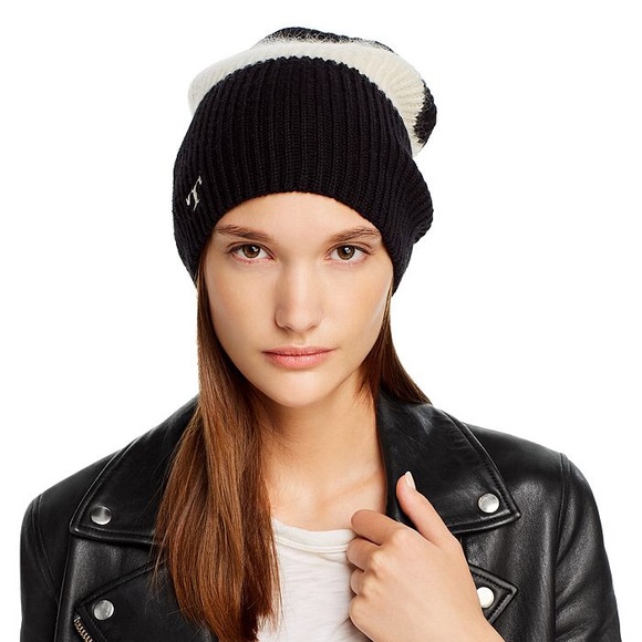 Tory Burch❤️NEW❤️striped wool ski beanie - Picture 2 of 2
